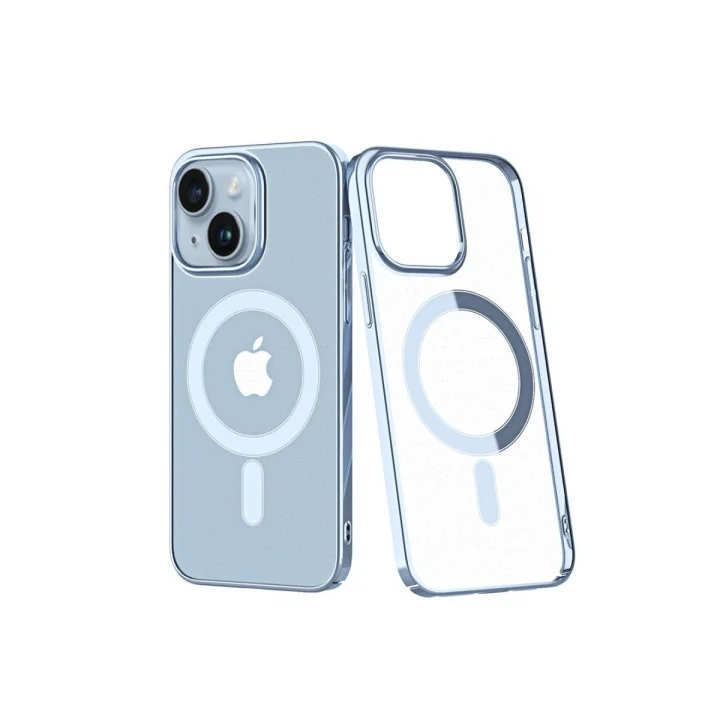 Mey İthalat®  iPhone 14 Plus Kılıf Element Magneticsafe Sert Kapak - Sierra Blue