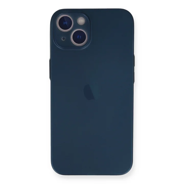 Mey İthalat®  iPhone 14 Plus Kılıf PP Ultra İnce Kapak - Mavi