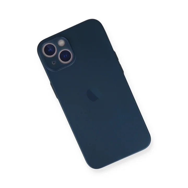 Mey İthalat®  iPhone 14 Plus Kılıf PP Ultra İnce Kapak - Mavi