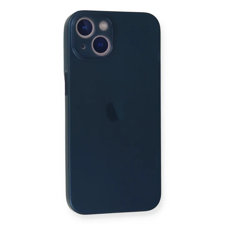 Mey İthalat®  iPhone 14 Plus Kılıf PP Ultra İnce Kapak - Mavi