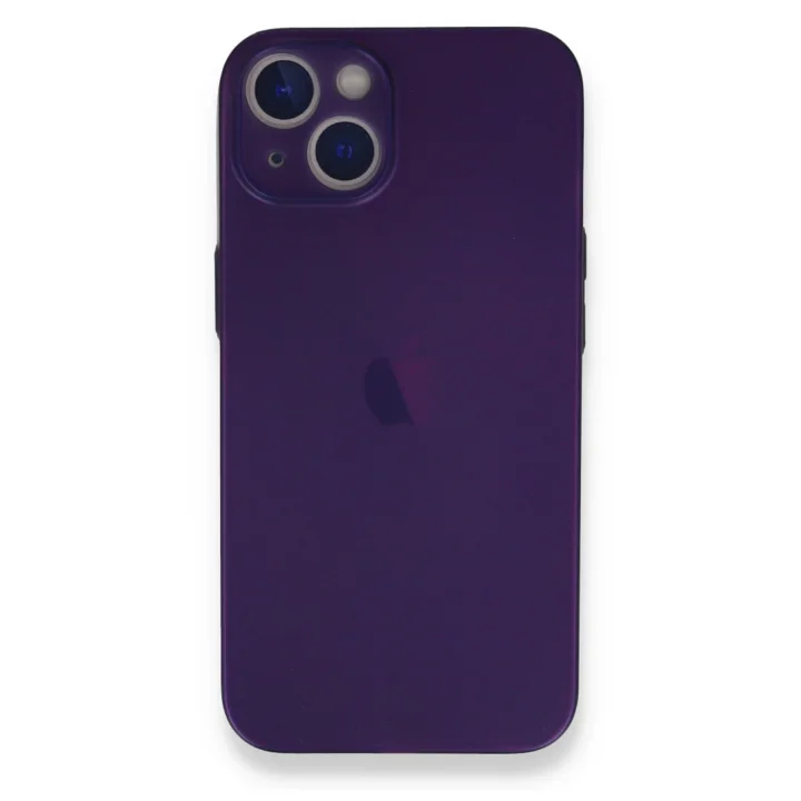 Mey İthalat®  iPhone 14 Plus Kılıf PP Ultra İnce Kapak - Mor