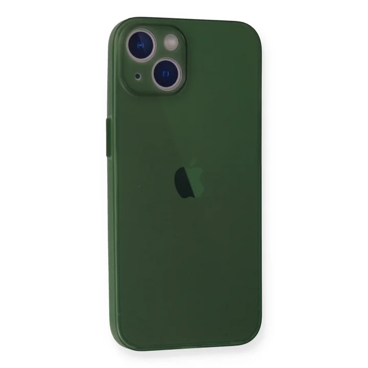 Mey İthalat®  iPhone 14 Plus Kılıf PP Ultra İnce Kapak - Yeşil