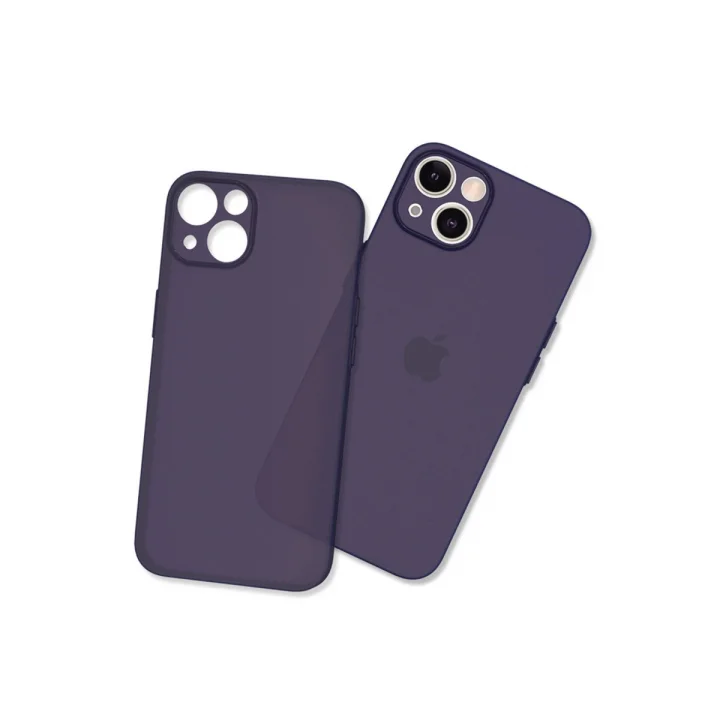 Mey İthalat®  iPhone 14 Plus Kılıf Puma Silikon - Koyu Mor