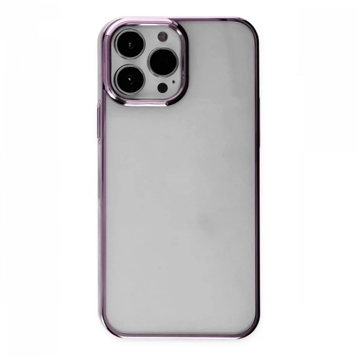 Mey İthalat®  iPhone 14 Pro Kılıf Element Silikon - Lila