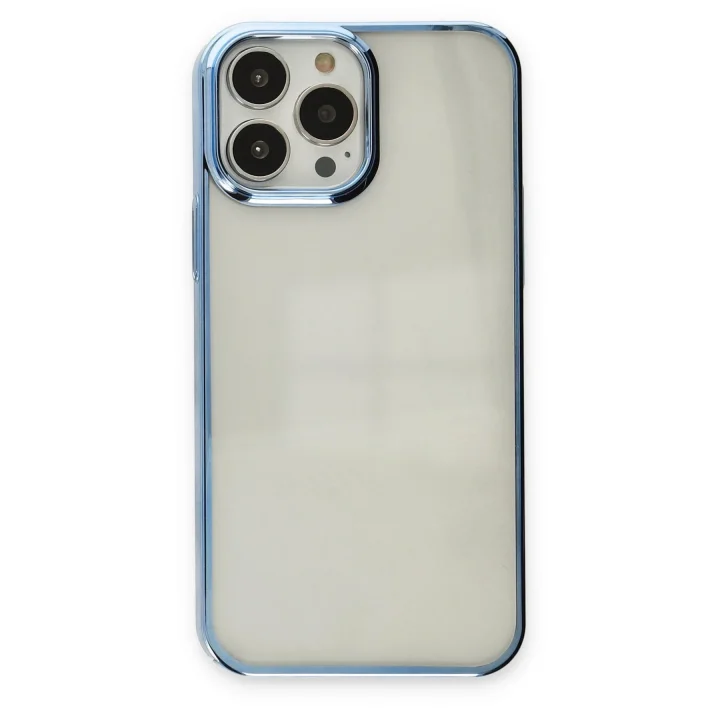 Mey İthalat®  iPhone 14 Pro Kılıf Element Silikon - Sky Blue