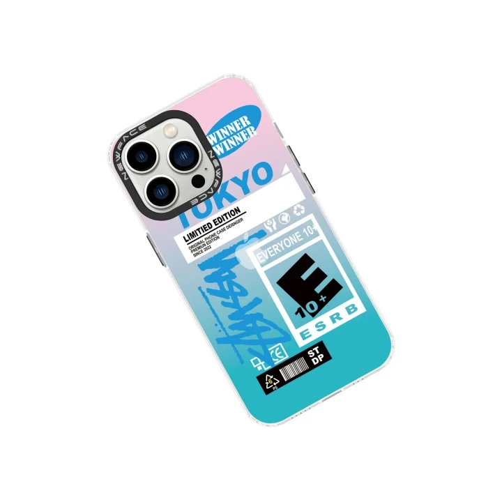 Mey İthalat®  iPhone 14 Pro Kılıf Estoril Desenli Kapak - Estoril - 1