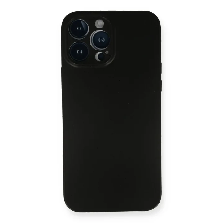 Mey İthalat®  iPhone 14 Pro Kılıf PP Ultra İnce Kapak - Siyah