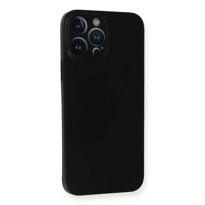 Mey İthalat®  iPhone 14 Pro Kılıf PP Ultra İnce Kapak - Siyah