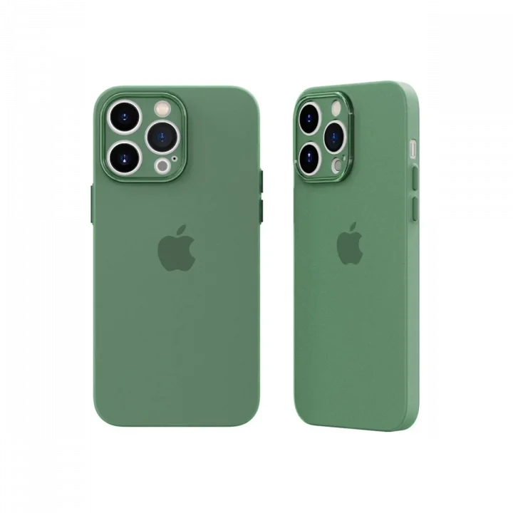 Mey İthalat®  iPhone 14 Pro Kılıf Puma Silikon - Yeşil