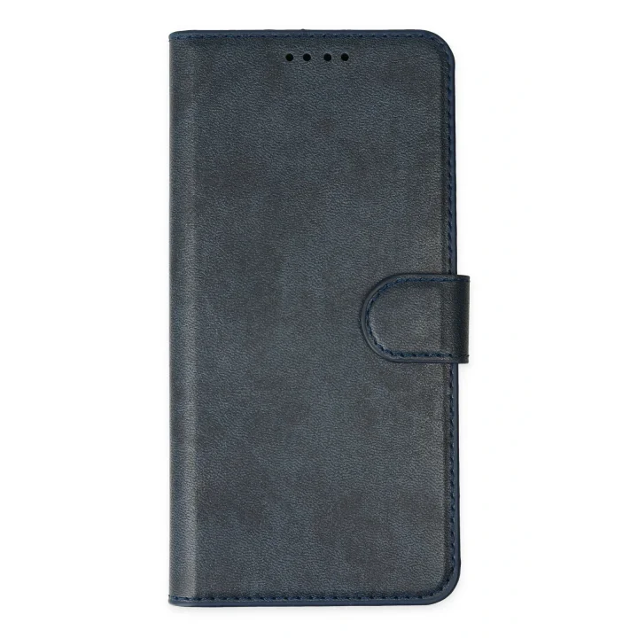 Mey İthalat®  iPhone 14 Pro Kılıf Trend S Plus Kapaklı Kılıf - Lacivert