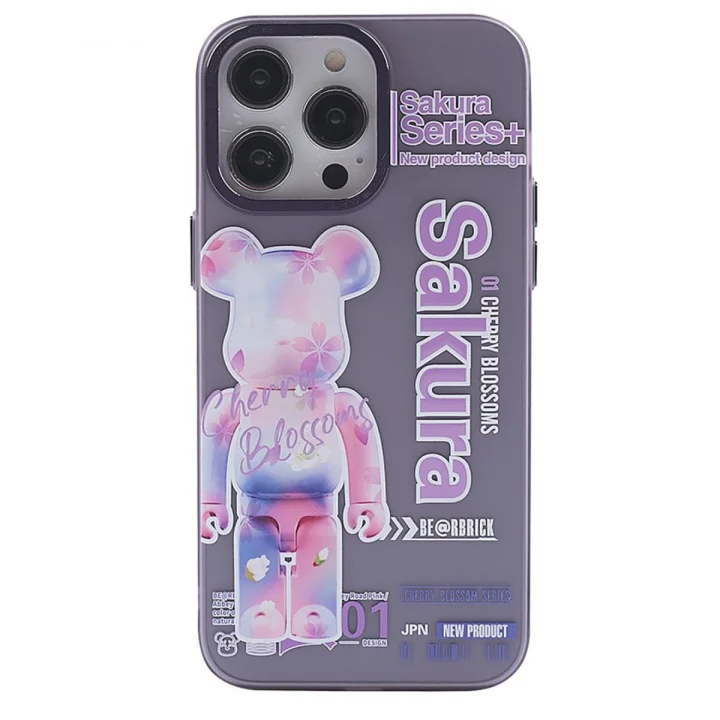 Mey İthalat®  iPhone 14 Pro Max Kılıf  Desenli Kapak -  Mor - 1