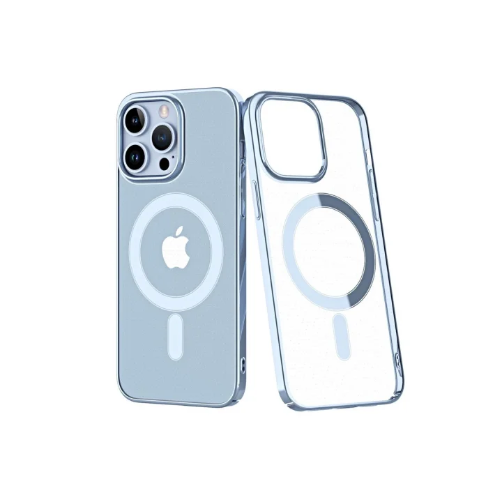 Mey İthalat®  iPhone 14 Pro Max Kılıf Element Magneticsafe Sert Kapak - Sierra Blue