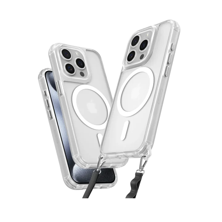 Mey İthalat®  iPhone 14 Pro Max Kılıf Enka Magsafe Silikon Kılıf - Şeffaf