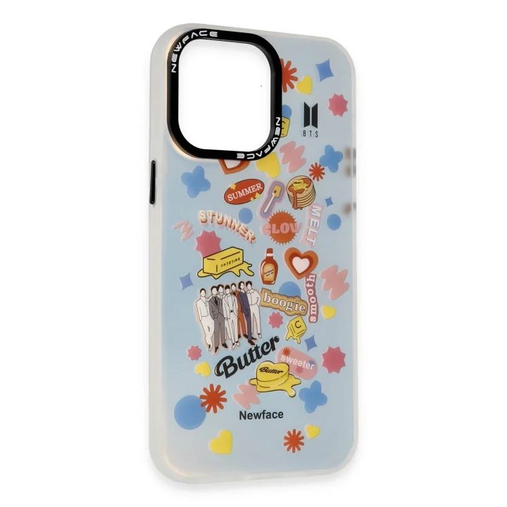 Mey İthalat®  iPhone 14 Pro Max Kılıf Estoril Desenli Kapak - Estoril - 16