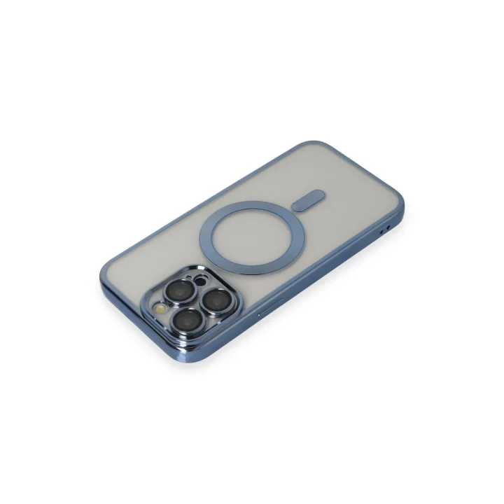 Mey İthalat®  iPhone 14 Pro Max Kılıf Kross Magneticsafe Kapak - Sierra Blue