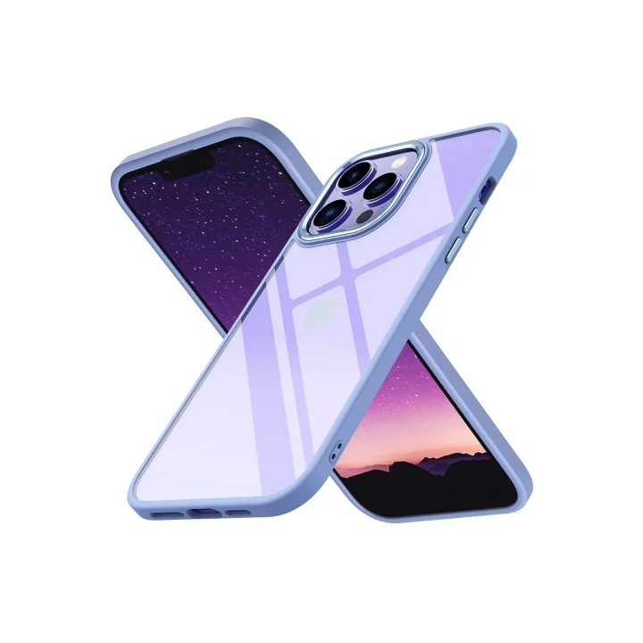 Mey İthalat®  iPhone 14 Pro Max Kılıf Power Silikon - Lila