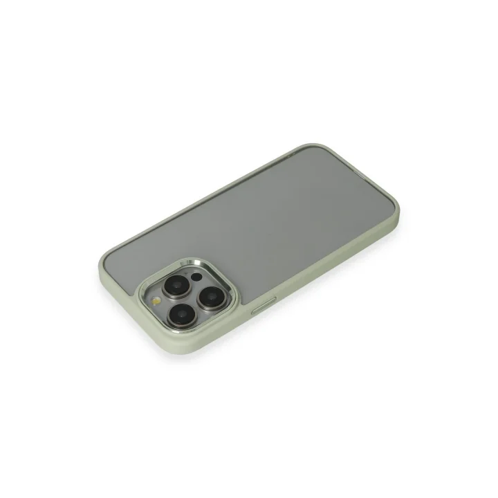 Mey İthalat®  iPhone 14 Pro Max Kılıf Power Silikon - Yeşil