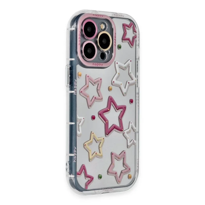 Mey İthalat®   iPhone 14 Pro Max Kılıf Reflexion Desenli Kapak - Desen 3