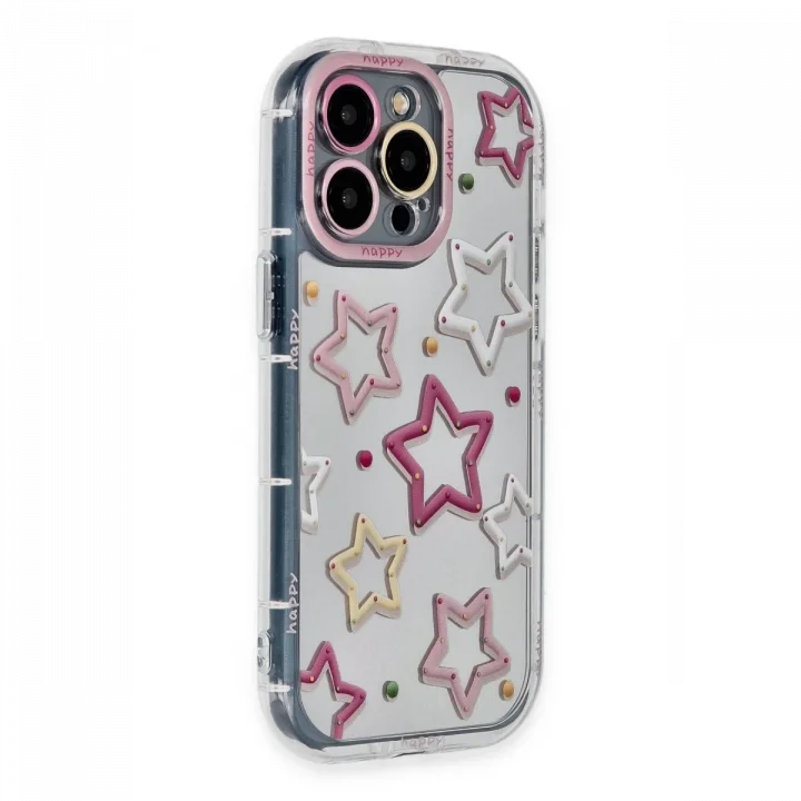 Mey İthalat®   iPhone 14 Pro Max Kılıf Reflexion Desenli Kapak - Desen 3