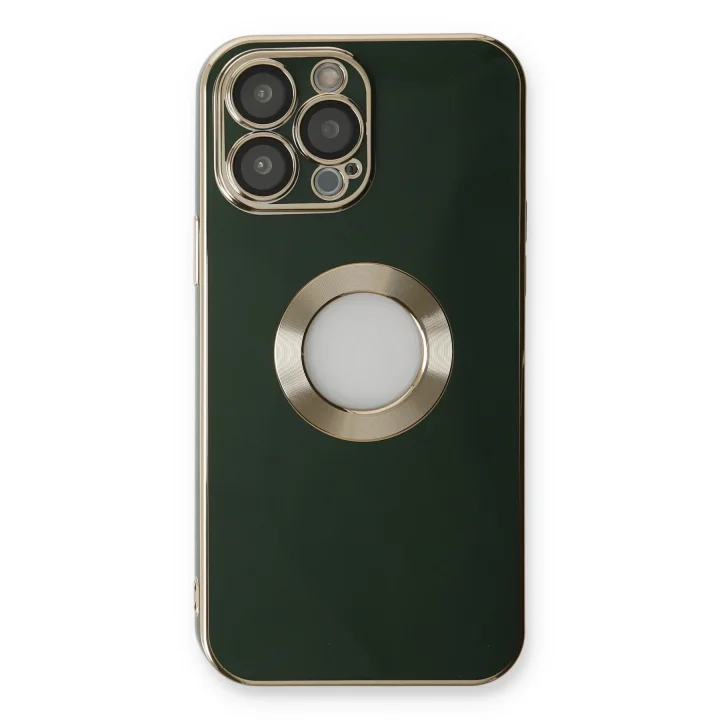 Mey İthalat®  iPhone 14 Pro Max Kılıf Store Silikon - Yeşil