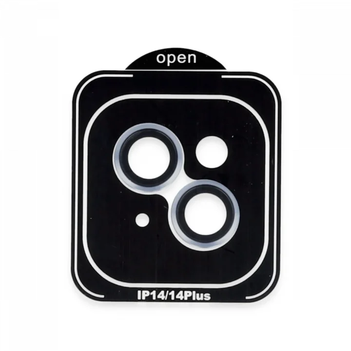 Mey İthalat®  iPhone 14 PVD Metal Kamera Lens - Mavi