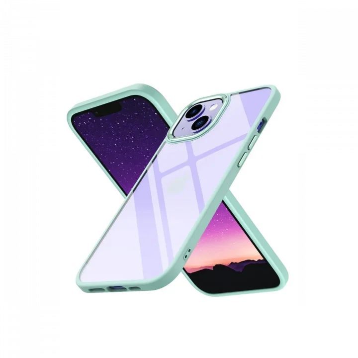 Mey İthalat®  iPhone 15 Kılıf Power Silikon - Yeşil