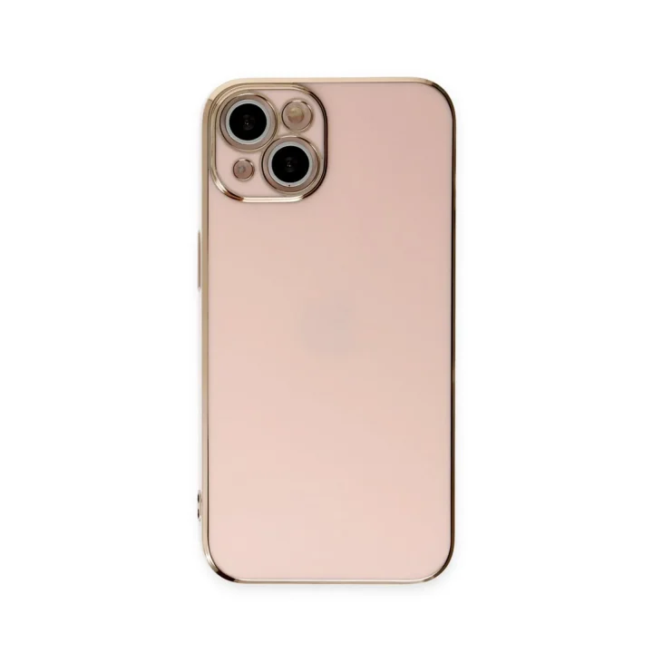 Mey İthalat®  iPhone 15 Kılıf Volet Silikon - Pembe
