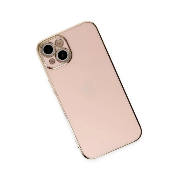 Mey İthalat®  iPhone 15 Kılıf Volet Silikon - Pembe