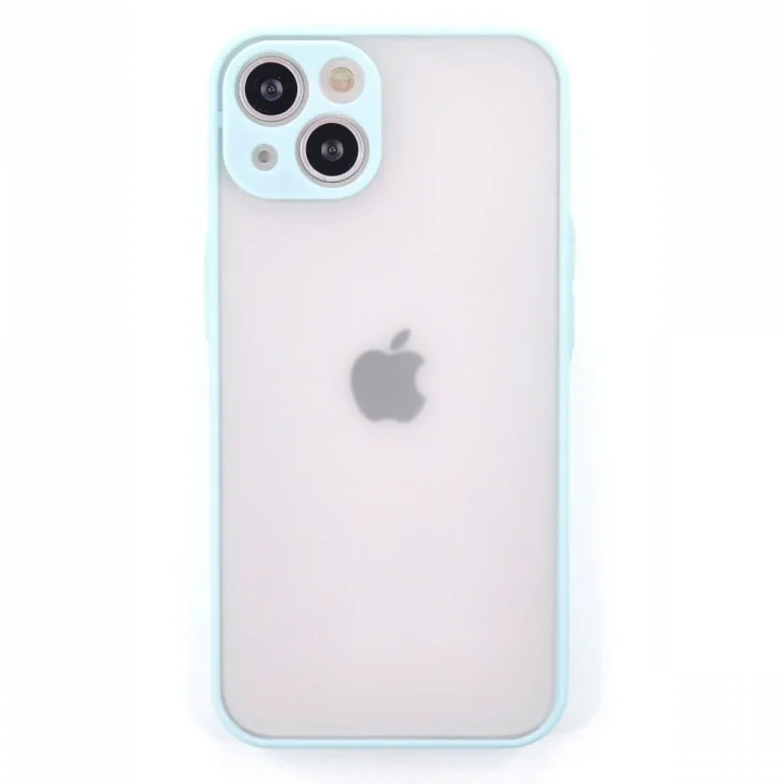 Mey İthalat®  iPhone 15 Plus Kılıf Montreal Silikon Kapak - Turkuaz