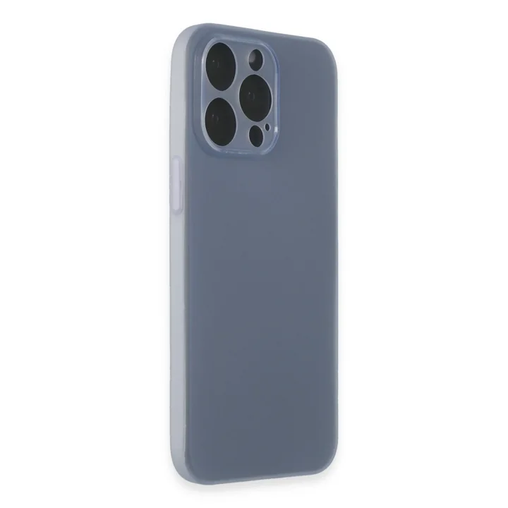 Mey İthalat®  iPhone 15 Pro Kılıf Puma Silikon - Mavi