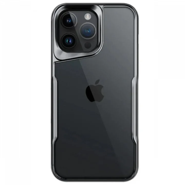 Mey İthalat®   iPhone 15 Pro Max Kılıf Boyi Silikon Kapak - Titan Gri