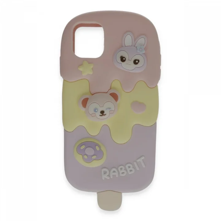 Mey İthalat®   iPhone 15 Pro Max Kılıf Poky Karakter Silikon Kapak - Desen 11