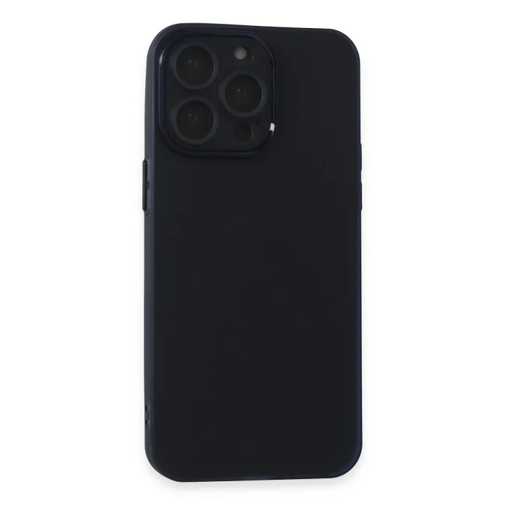 Mey İthalat®  iPhone 15 Pro Max Kılıf Puma Silikon - Lacivert