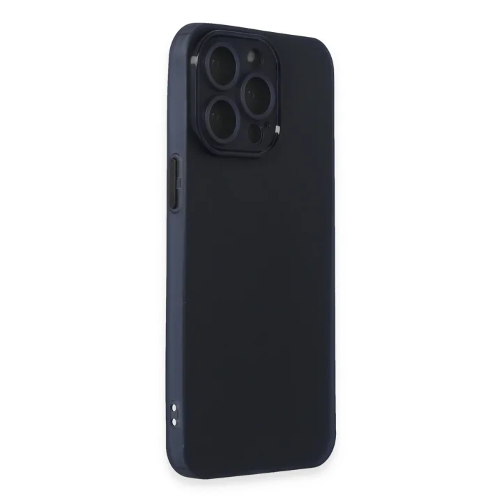 Mey İthalat®  iPhone 15 Pro Max Kılıf Puma Silikon - Lacivert