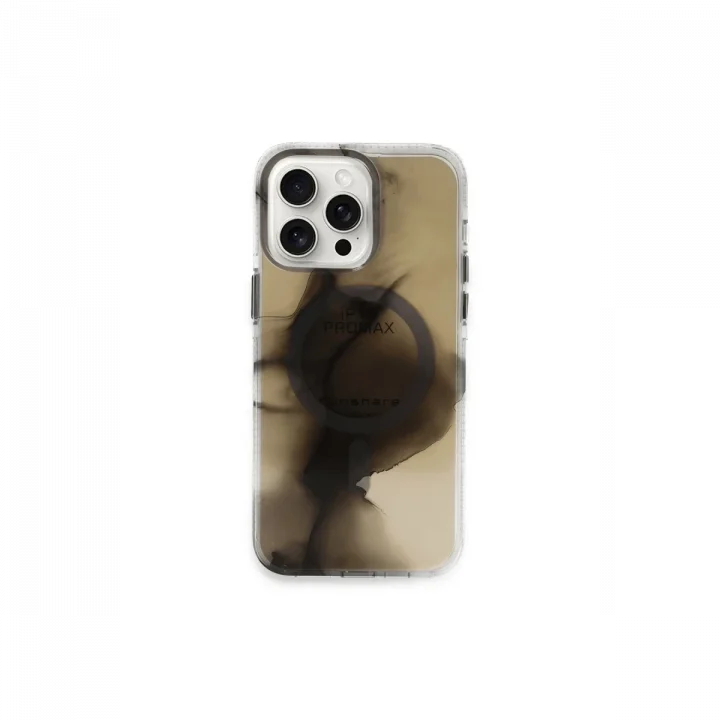 Mey İthalat®  iPhone 15 Pro Max Phantom Magsafe Kapak - Siyah