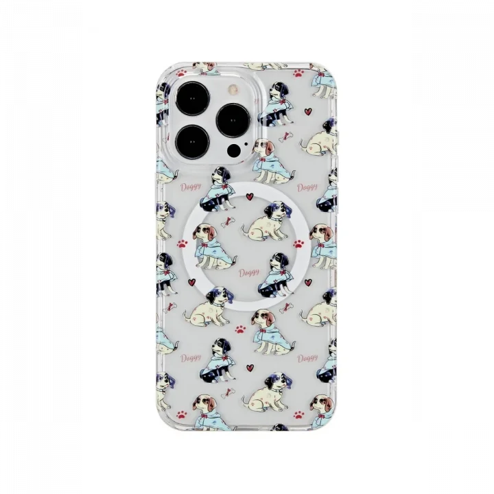 Mey İthalat®  iPhone 15 Pro Tanya Magsafe Kapak - Desen 3