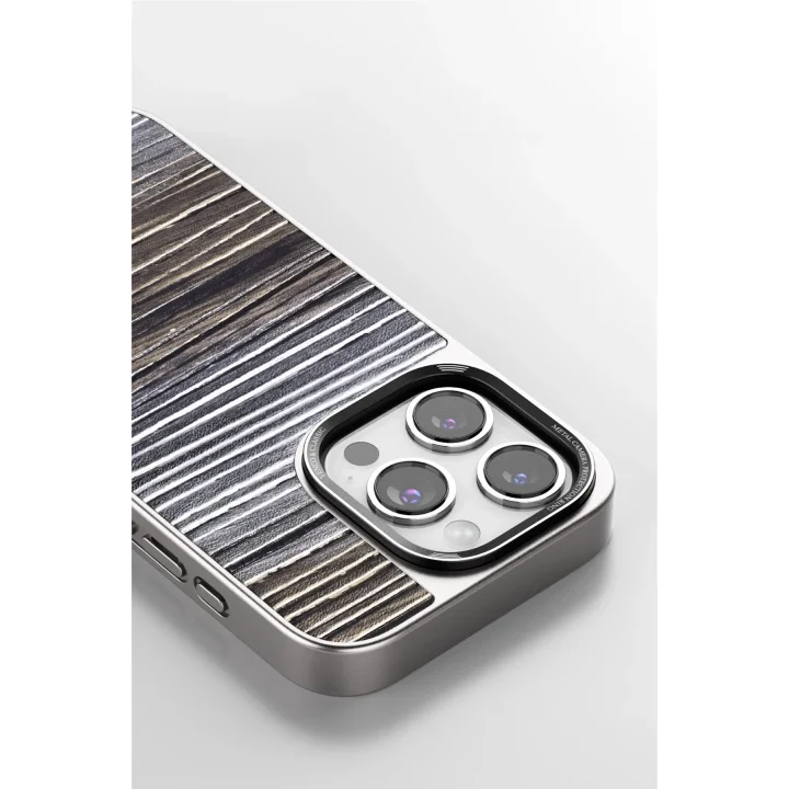 Mey İthalat®  iPhone 15 Pro Wave Kapak - Derin Mor