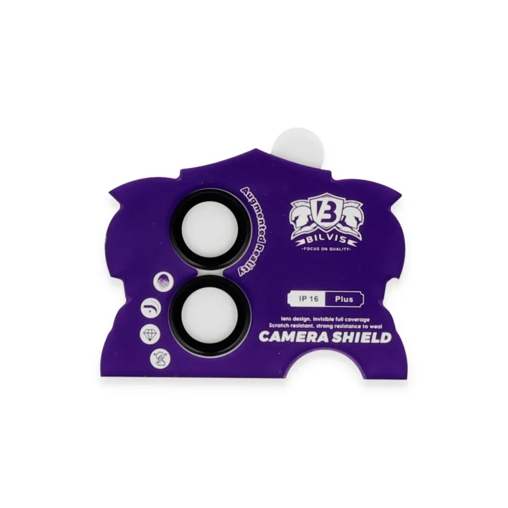 Mey İthalat®  iPhone 16 Bilvis Titan Kamera Lens - Siyah