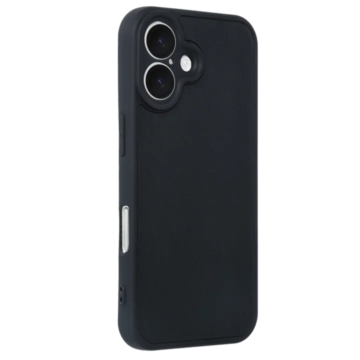 Mey İthalat®   iPhone 16 Kılıf Aras Deri Kapak - Siyah