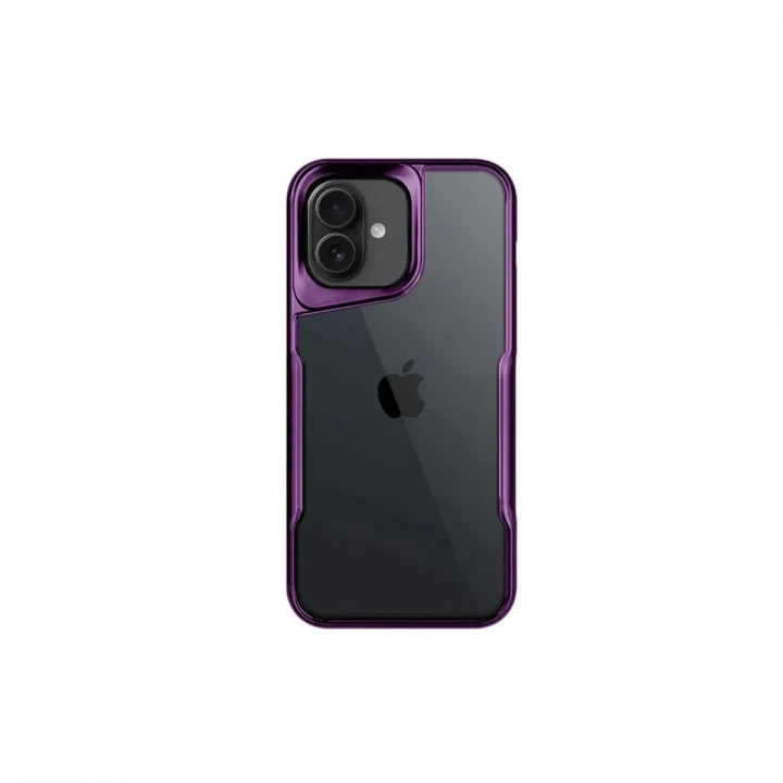 Mey İthalat®   iPhone 16 Kılıf Boyi Silikon Kapak - Derin Mor