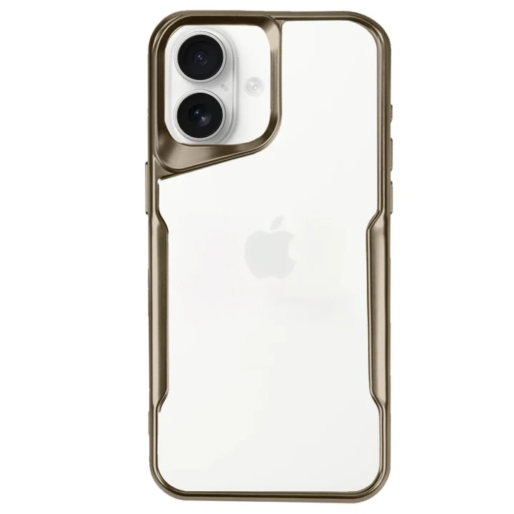 Mey İthalat®   iPhone 16 Kılıf Boyi Silikon Kapak - Desert