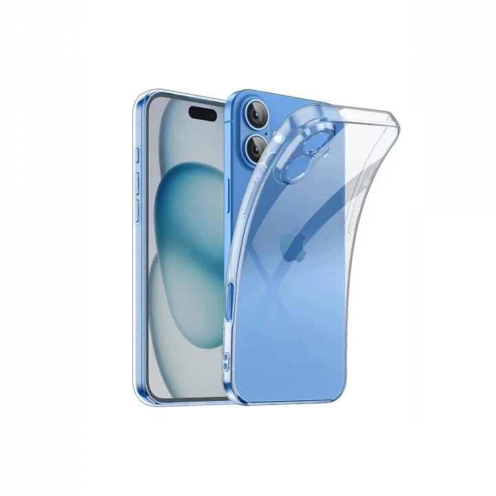 Mey İthalat®   iPhone 16 Kılıf Lüx Şeffaf Silikon