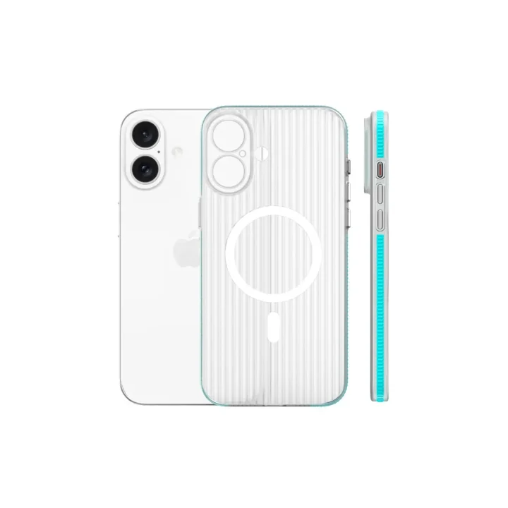 Mey İthalat®  iPhone 16 Line Magsafe Kapak - Mavi
