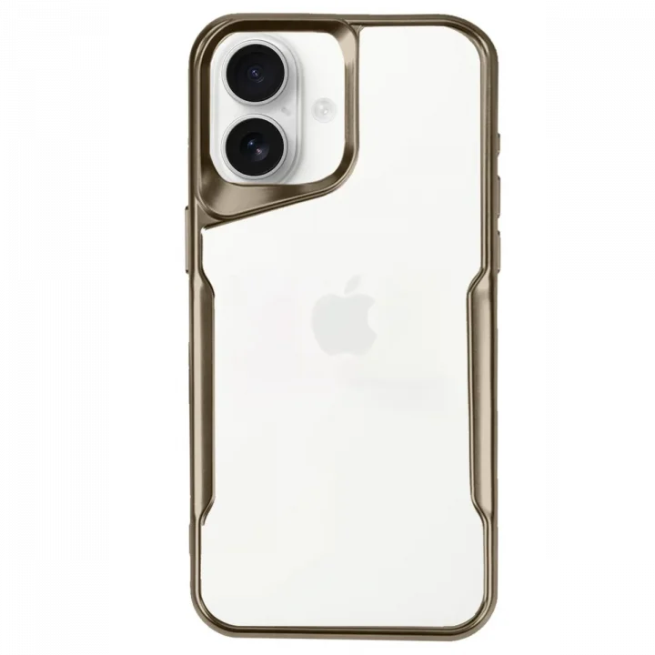 Mey İthalat®   iPhone 16 Plus Kılıf Boyi Silikon Kapak - Desert