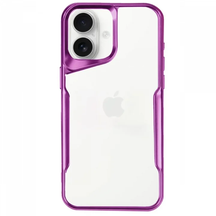 Mey İthalat®   iPhone 16 Plus Kılıf Boyi Silikon Kapak - Pembe