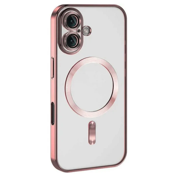 Mey İthalat®   iPhone 16 Plus Kılıf Kross Magneticsafe Kapak - Pembe