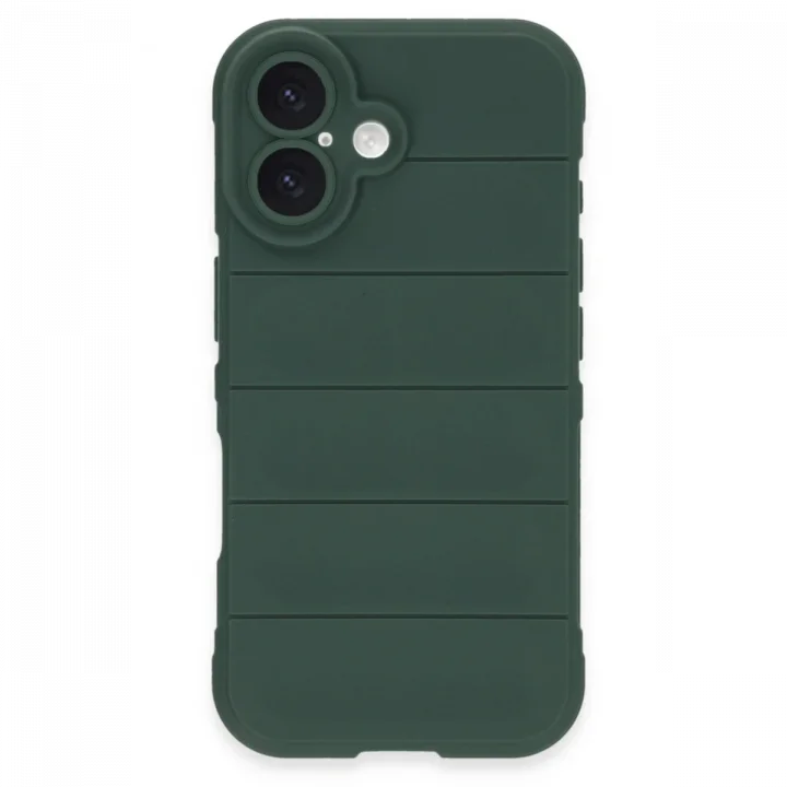 Mey İthalat®   iPhone 16 Plus Kılıf Optimum Silikon - Koyu Yeşil