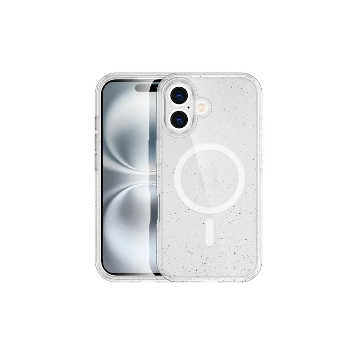 Mey İthalat®  iPhone 16 Plus Kılıf Star Magsafe Kapak - Şeffaf