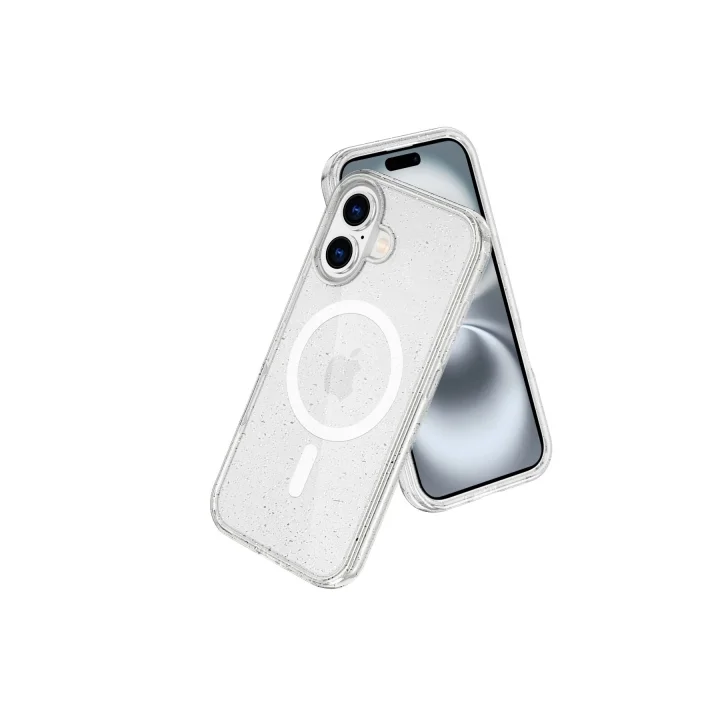 Mey İthalat®  iPhone 16 Plus Kılıf Star Magsafe Kapak - Şeffaf