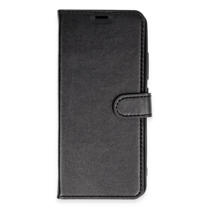 Mey İthalat®   iPhone 16 Plus Kılıf Trend S Plus Kapaklı Kılıf - Siyah